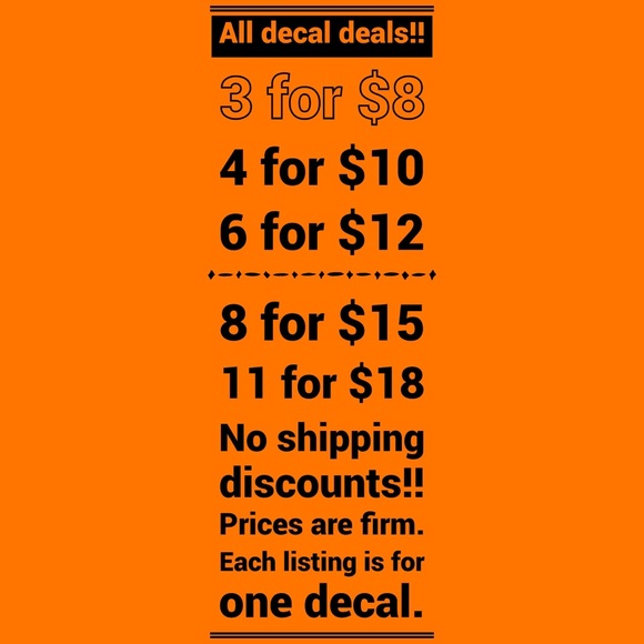 8/$15 Sun Moon Vinyl Decal - Picture 7 of 7